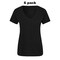 Pack Of 6 Sofra Ladies Classic Fit V-Neck Short Sleeve T-Shirt Trendy And Comfortable